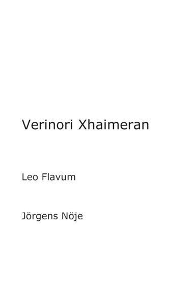 Leo Flavum Verinori Xhaimeran