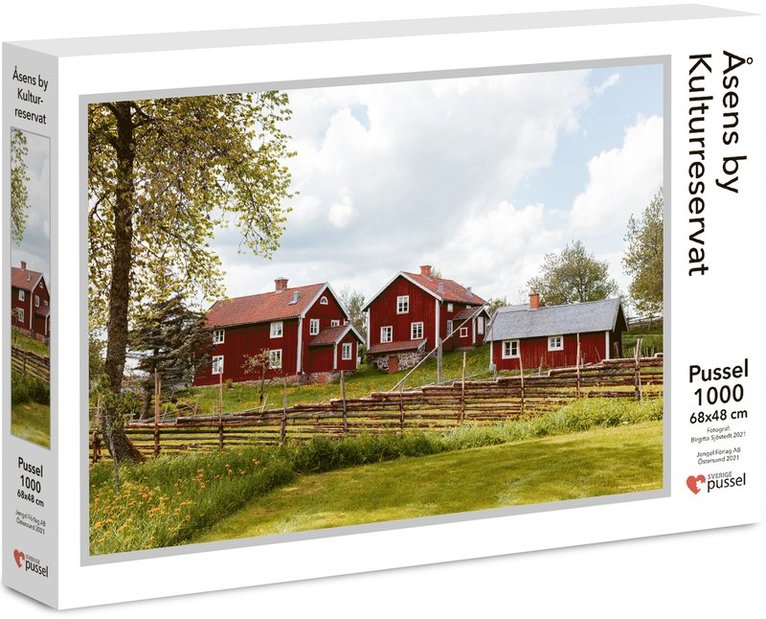 Åsens by kulturreservat - Pussel 1000 bitar, Övrigt