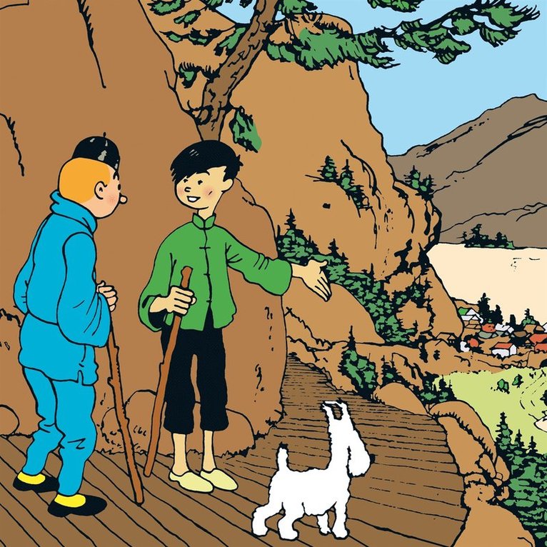 Hergé, - Blå Lotus, Ljudbok