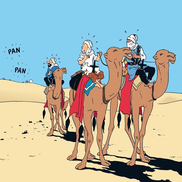 Hergé,, Lars Edström - Krabban med guldklorna, Ljudbok