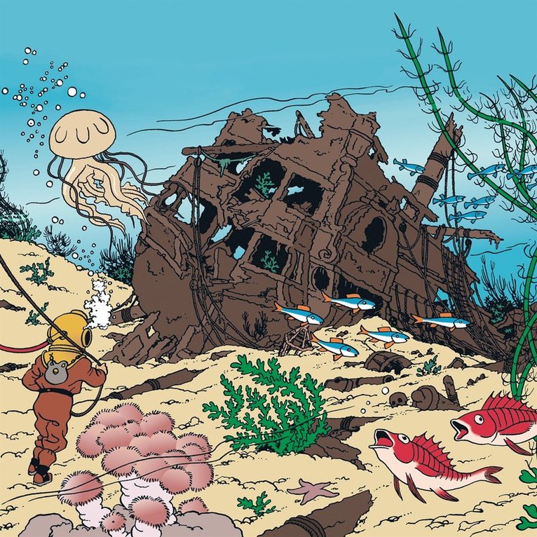 Hergé, - Rackham den Rödes skatt, Ljudbok