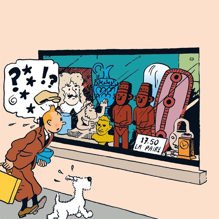 Hergé, - Det sönderslagna örat, Ljudbok