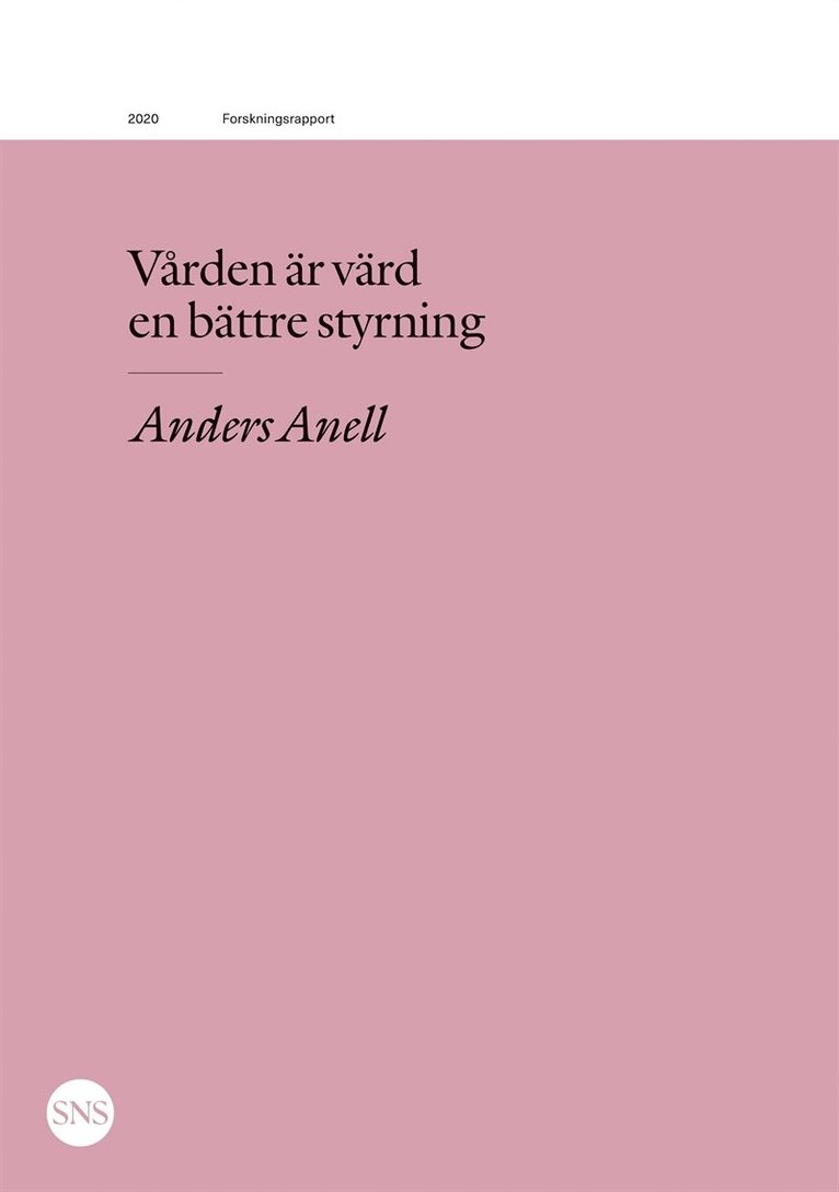 Anders Anell - Vården är värd en bättre styrning, E-bok