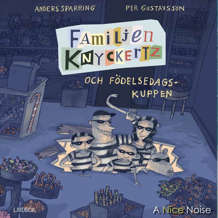 Anders Sparring - Familjen Knyckertz och födelsedagskuppen, CD-bok