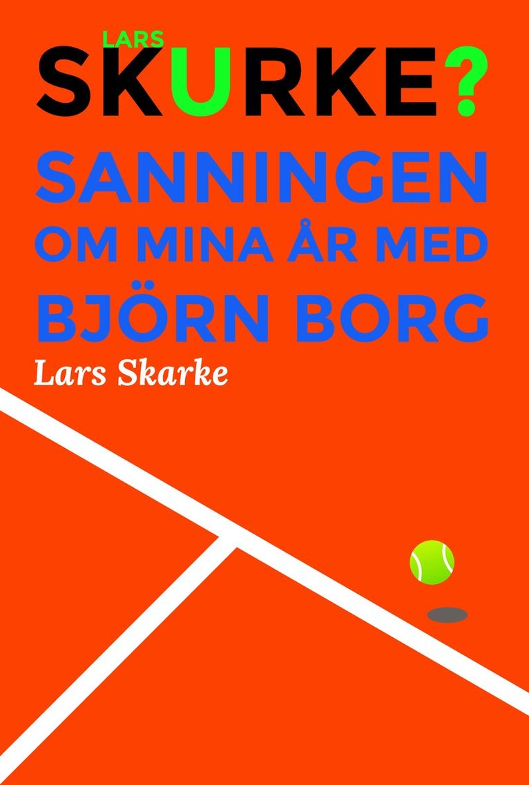 Lars Skarke - Lars Skurke? – Sanningen om mina år med Björn Borg, Inbunden