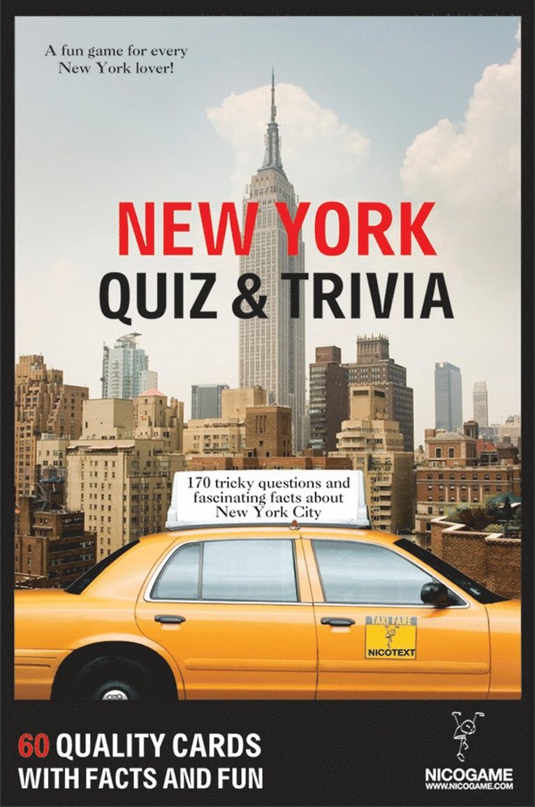 Fredrik Colting - NEW YORK QUIZ & TRIVIA (PDF), E-bok