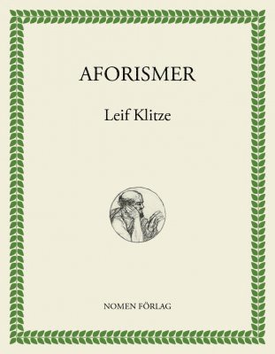 Leif Klitze - Aforismer, Inbunden