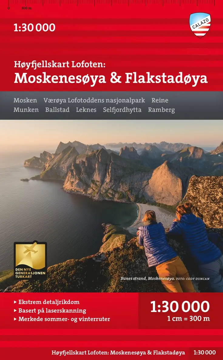Høyfjellskart Lofoten: Moskenesøya & Flakstadøya 1:30.000. Tillgänglighet: Lägg i varukorg