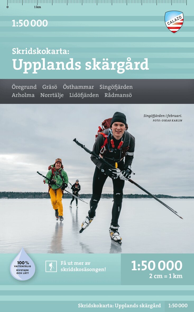 Skridskokarta Upplands skärgård 1:50 000, Övrigt