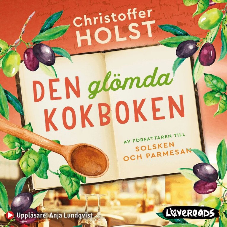 Christoffer Holst - Den glömda kokboken, Ljudbok