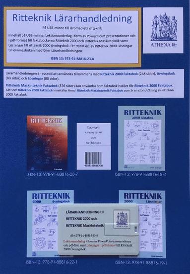 Ritteknik 2000 lärarhandledning (1 st CD rom och 1 st häfte lösningar)