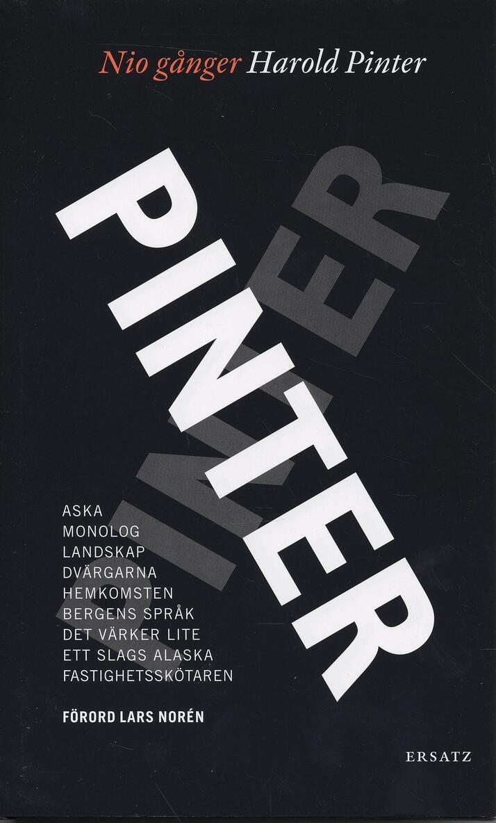 Harold Pinter - Nio gånger Pinter, Inbunden