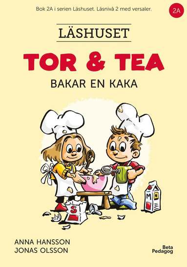 Anna Hansson Tor och Tea bakar en kaka