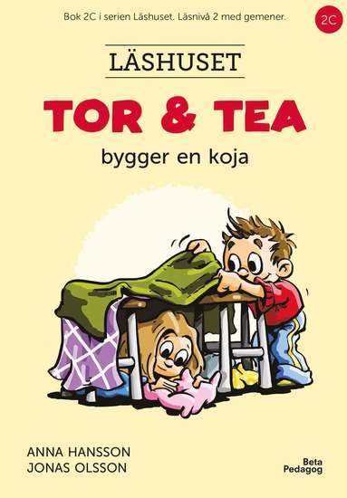 Anna Hansson Tor och Tea bygger en koja