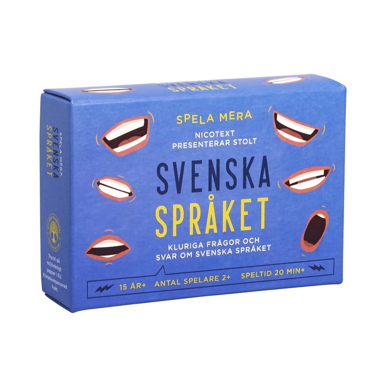 Spela mera: Svenska språket, Övrigt