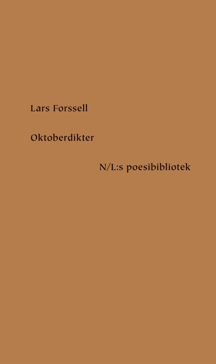 Athena Farrokhzad, Lars Forssell - Oktoberdikter, E-bok