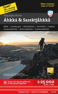 Högalpin karta Áhkká & Sarektjåkkå 1:25.000