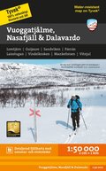Vuoggatjålme - Nasafjäll - Dalavardo 1:50.000