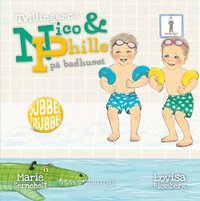 Tvillingarna Nico och Phille på badhuset