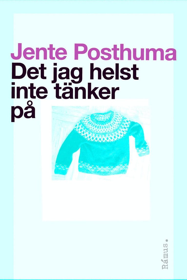 Jente Posthuma - Det jag helst inte tänker på, Inbunden