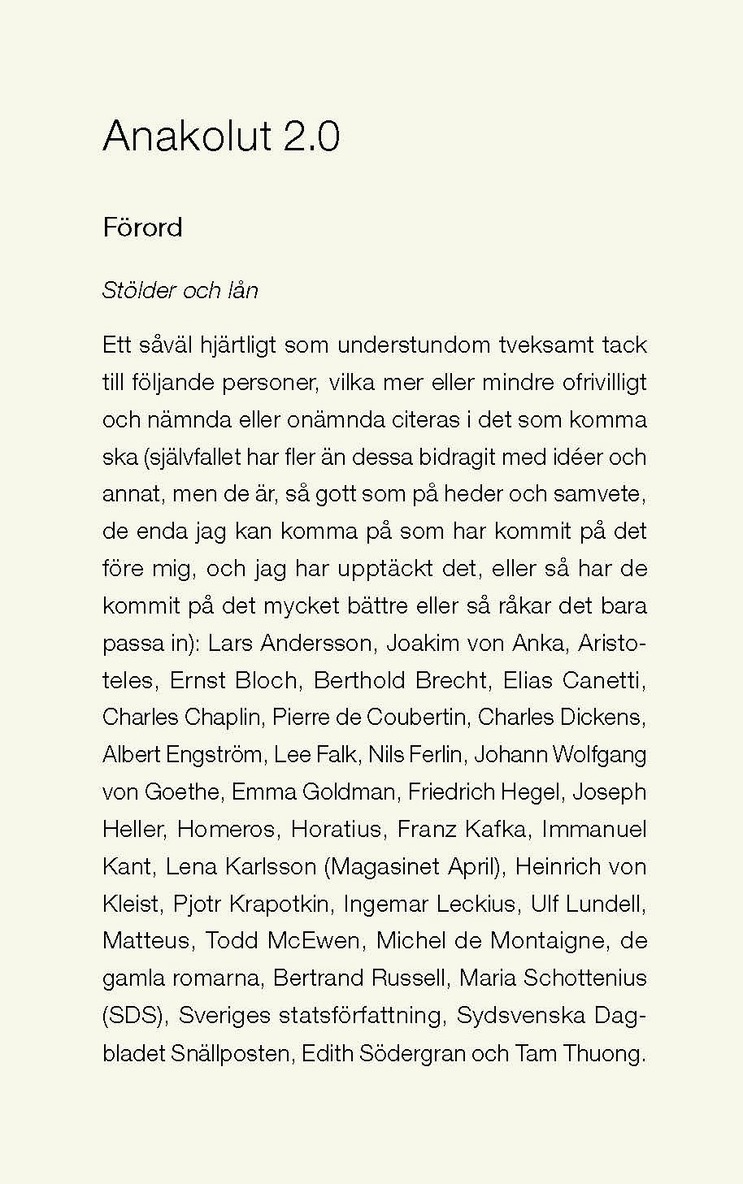 Lars Torstenson - Anakolut 2.0, E-bok