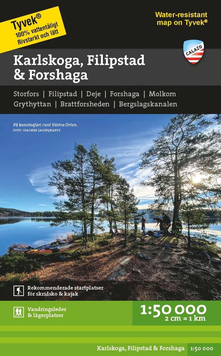 Karlskoga, Filipstad & Forshaga 1:50.000, Övrigt