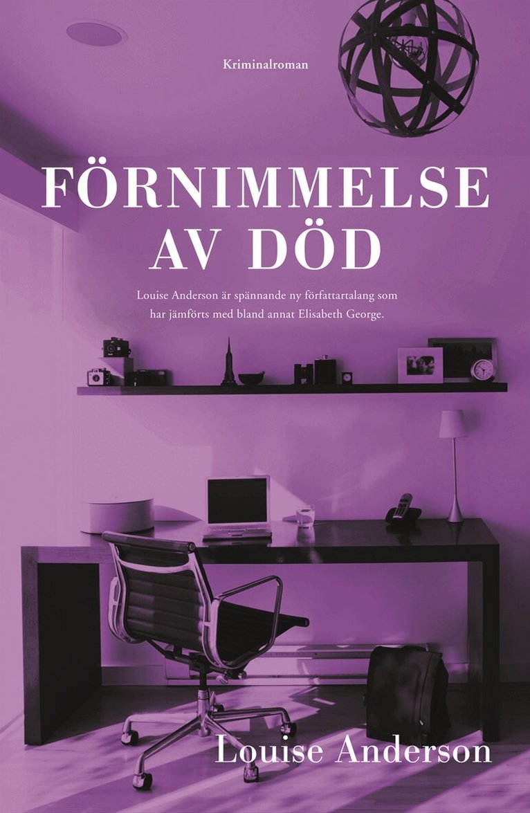 Louise Anderson - Förnimmelse av död, Inbunden
