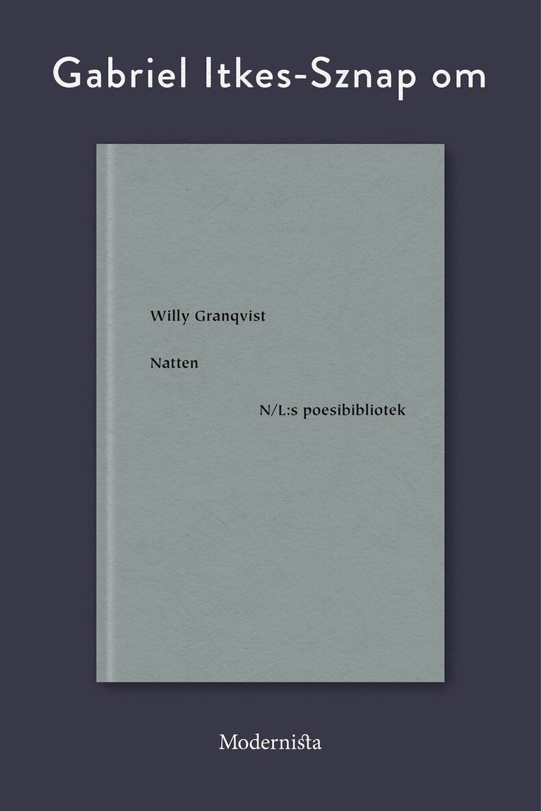 Gabriel Itkes-Sznap - Om Natten av Willy Granqvist, E-bok