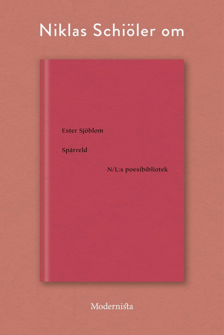 Niklas Schiöler - Om Spärreld av Ester Sjöblom, E-bok