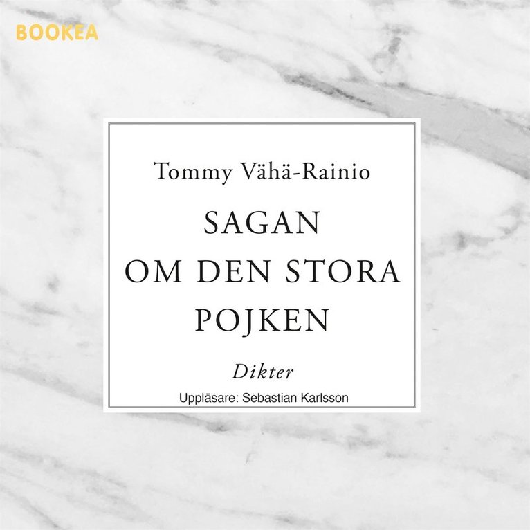 Tommy Vähä-Rainio - Sagan om den stora pojken, Ljudbok