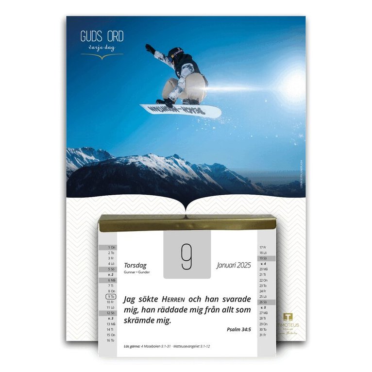 KALENDER Guds Ord varje dag 2026, Övrigt
