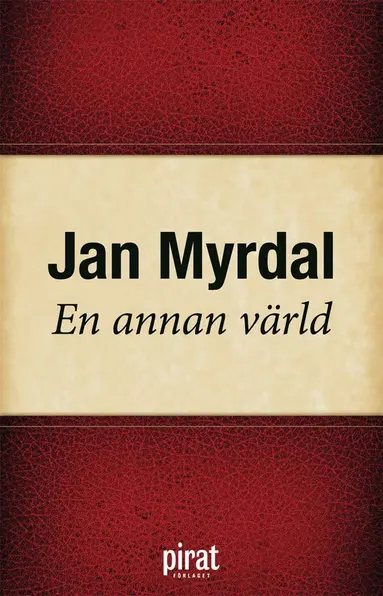 Jan Myrdal - En annan värld, E-bok
