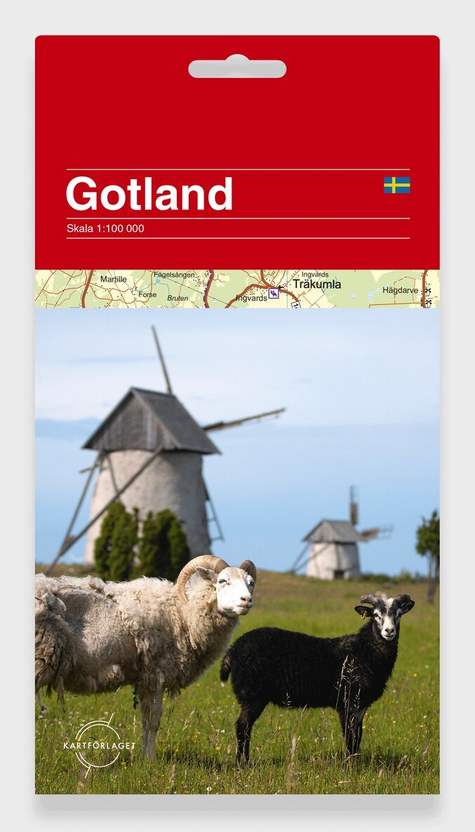 Gotland karta 1:100 000 Kartförlaget, Övrigt
