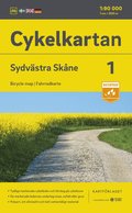Cykelkartan Blad 1 Sydv�stra Sk�ne 2023-2025
