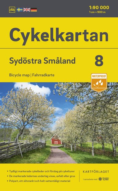 Cykelkartan Blad 8 Sydöstra Småland 2023-2025