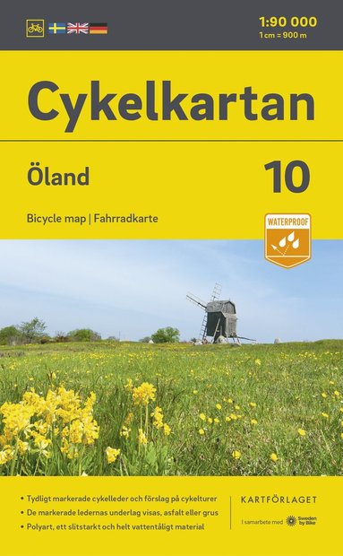 Cykelkartan Blad 10 Öland 2023-2025