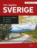 Stor Vägatlas Sverige Kartförlaget, A3 format, spiral
