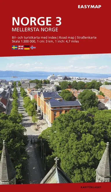 Mellersta Norge 3 EasyMap, 1:300 000, Övrigt