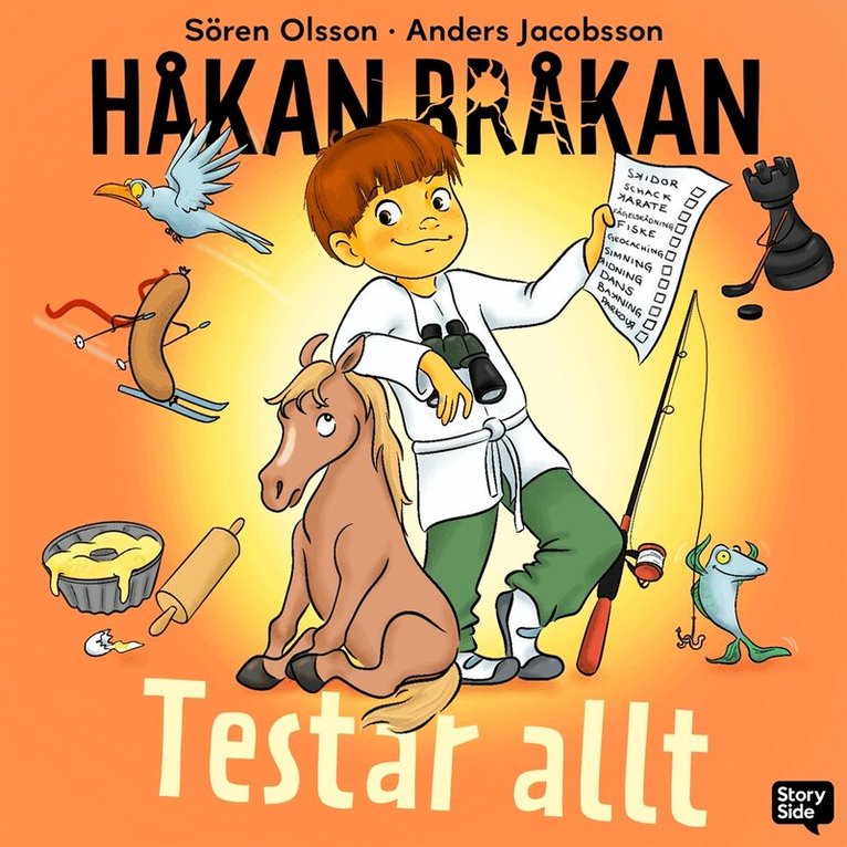 Sören Olsson, Anders Jacobsson - Håkan Bråkan testar allt, Ljudbok