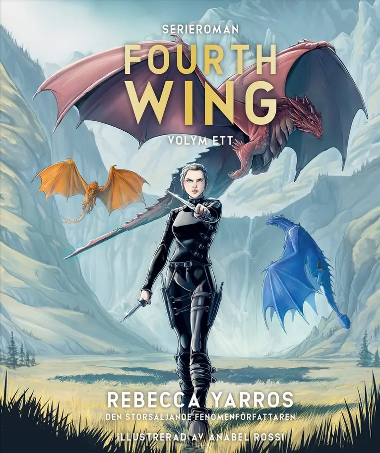 Rebecca Yarros - Fourth Wing Serieroman Volym ett : Svenskt utgåva, Häftad. Tillgänglighet: Kommande
