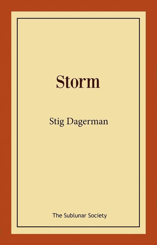 Stig Dagerman - Storm, Häftad
