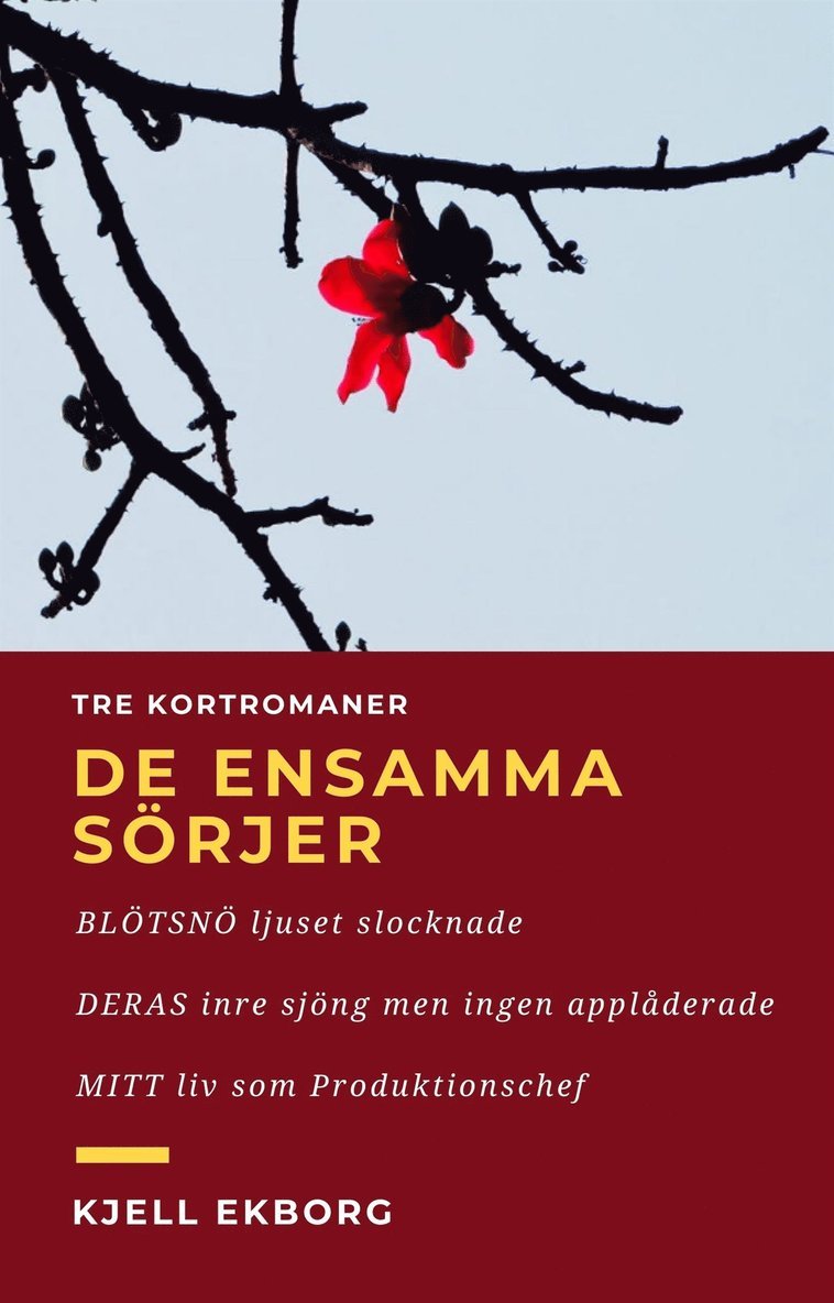 Kjell Ekborg - Tre Kortromaner, de ensamma sörjer, E-bok