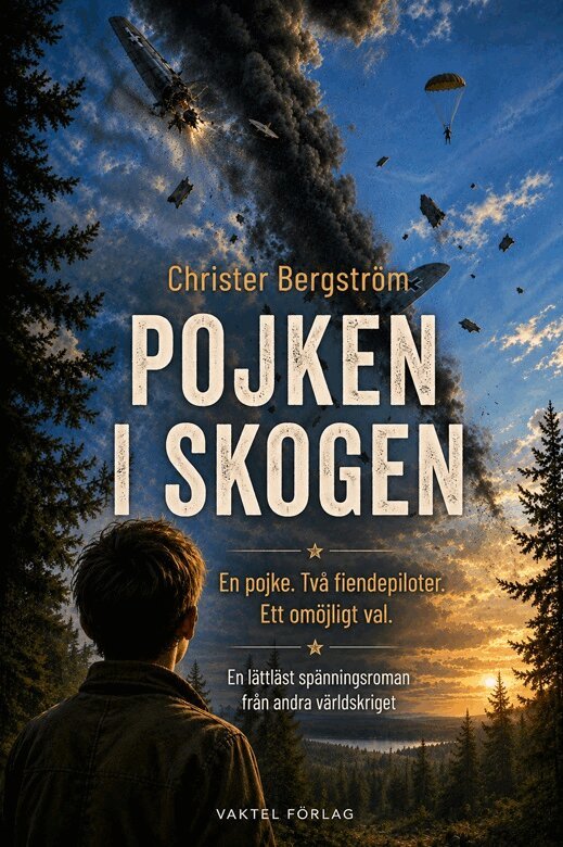 Christer Bergström - Pojken i skogen : En pojke, två fiendepiloter, ett omöjligt val. En lättläst spänningsroman från andra världskriget, Kartonnage