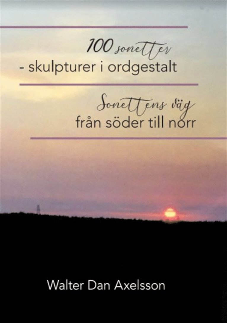 Walter Dan Axelsson - 100 sonetter : skulpturer i ordgestalt, E-bok