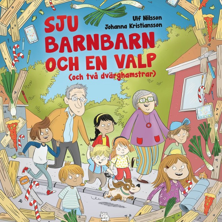 Ulf Nilsson - Sju barnbarn och en valp (och två dvärghamstrar), Ljudbok