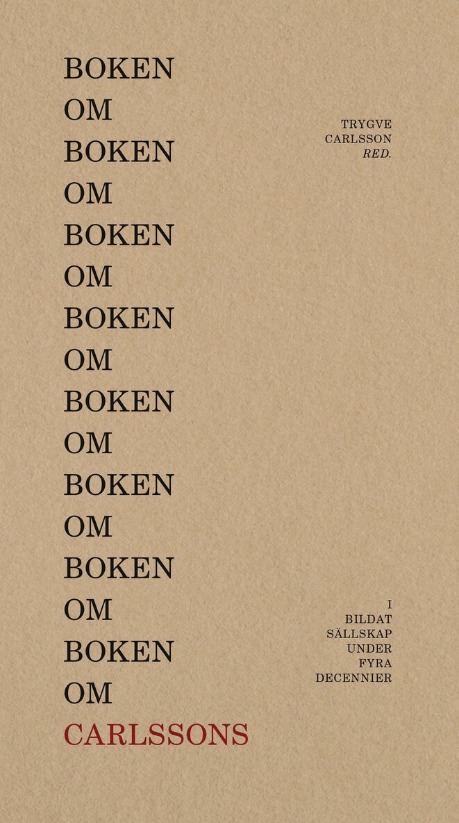 Boken om boken : i bildat sällskap under fyra decennier, Häftad