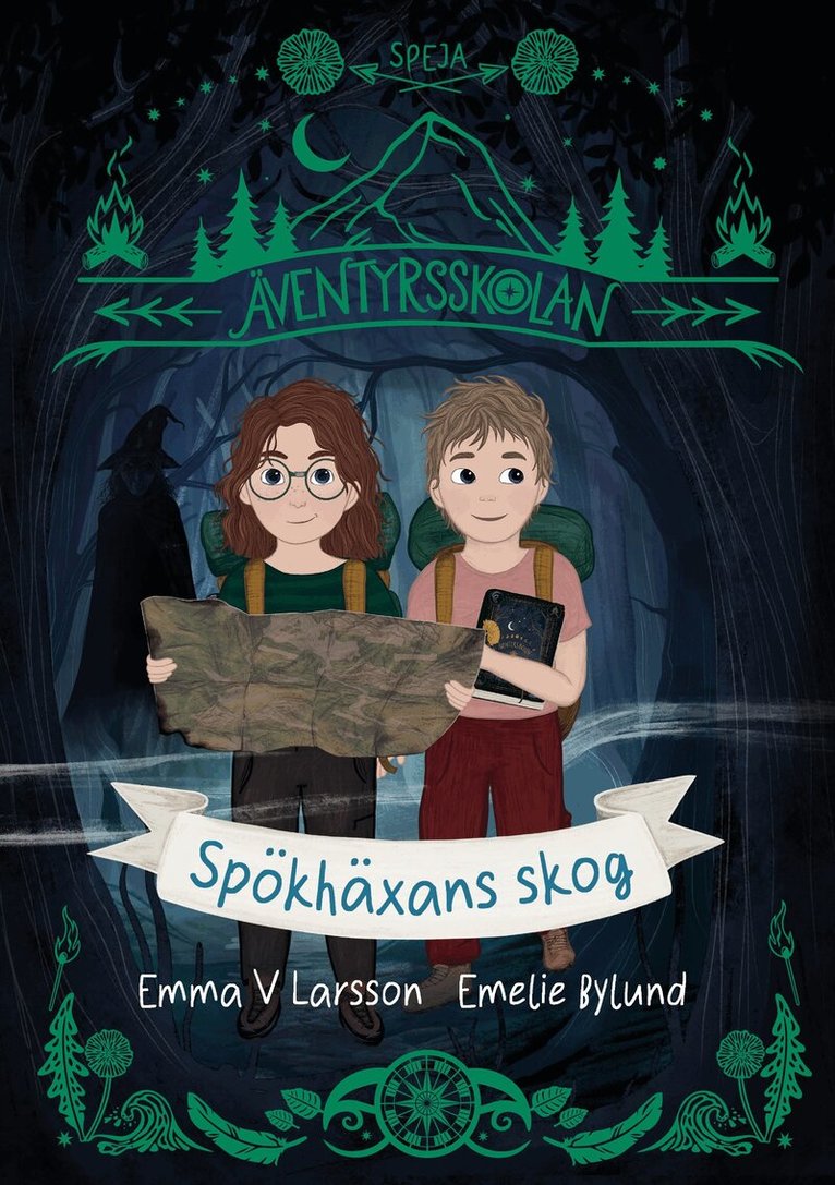 Emma V Larsson - Äventyrsskolan : Spökhäxans skog, E-bok