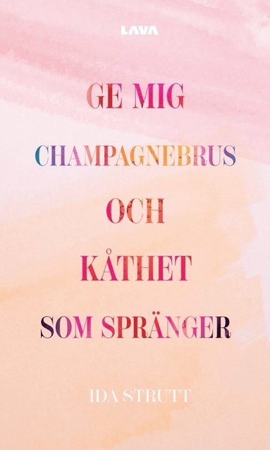 Ge mig champagnebrus och kåthet som spränger