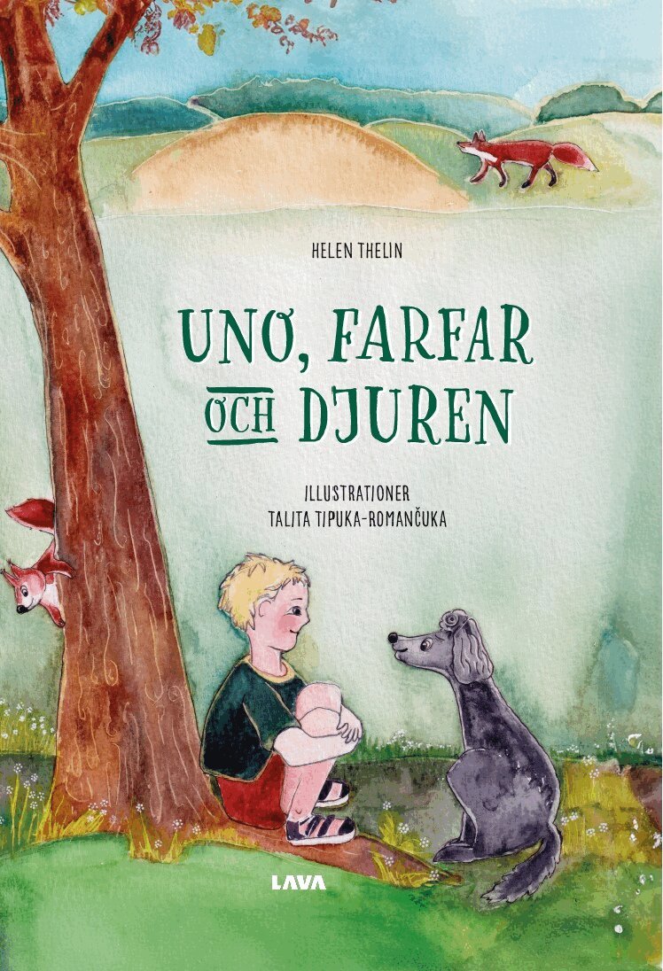 Helen Thelin - Uno, farfar och djuren, Inbunden