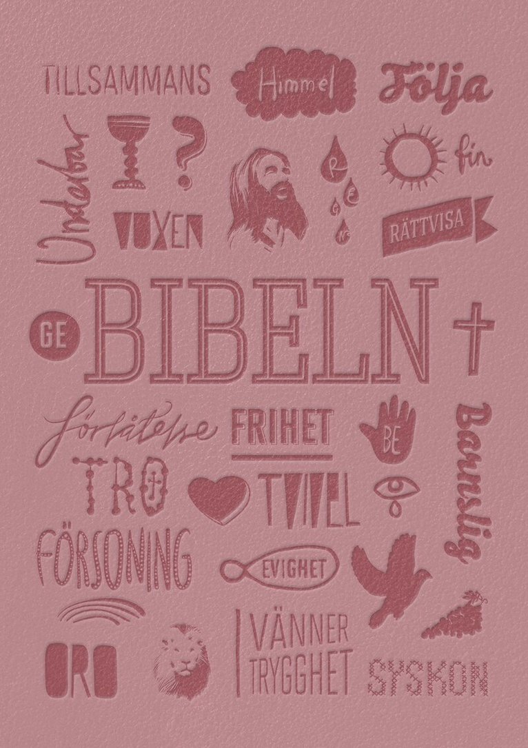 Svenska Folkbibeln 2015 : Slimline Rosa Konfirmandbibeln, Häftad